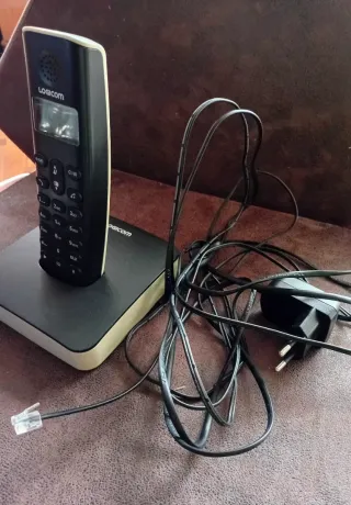 Teléfono Inalámbrico Logicom Negro