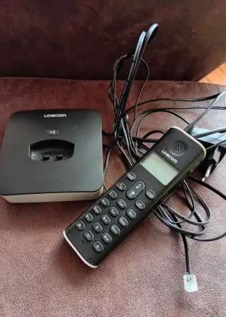 Teléfono Inalámbrico Logicom Negro