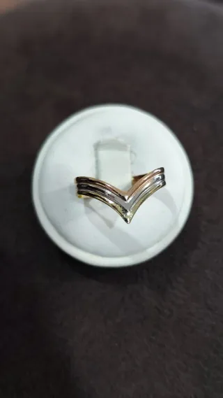 Anillo tricolor oro mujer nuevo