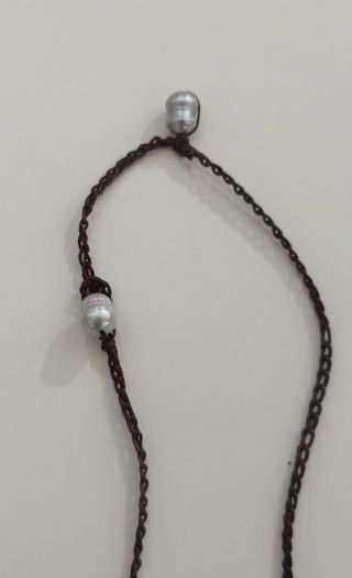 Collar de perlas naturales