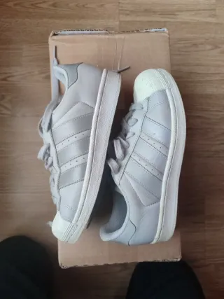Zapatillas Adidas Superstar Talla 36 Gris