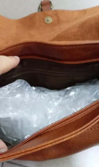 Borsa a tracolla color cuoio