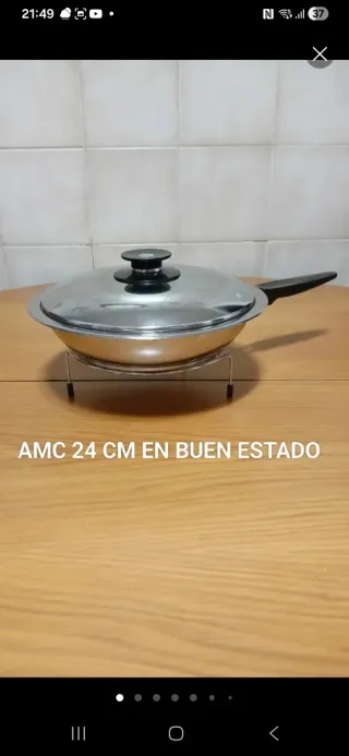 Sarten AMC 24cm alta calidad de materiales