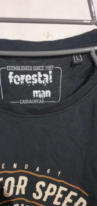 Camiseta Manga Larga Foreva Negra Estampada