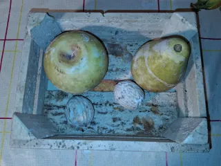 Cestino Frutta In Marmo