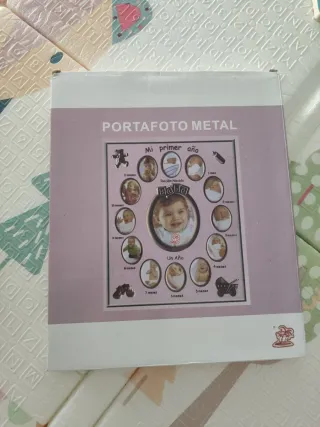 Marco fotos primer año bebé precintado