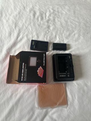 Luz LED W160 para vídeo + filtros