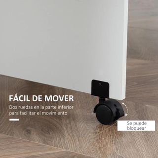 Mesa de Comedor Plegable de Madera Blanco