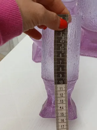 Set Vintage Murano Caraffa e Bicchieri Viola