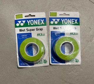 Yonex Wet Super Grap Overgrips 3uds