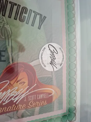 Secret Empire Marvel Comics autografato Campbell