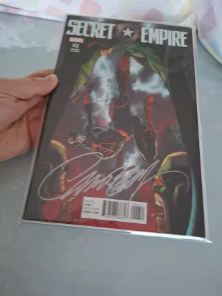 Secret Empire Marvel Comics autografato Campbell