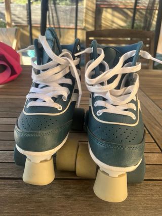 Patines Decathlon Azules Talla 35, casi nuevos