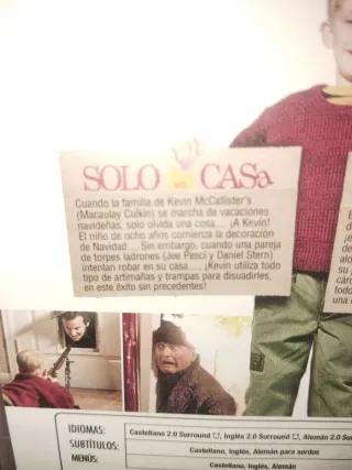 DVD Solo en Casa 1 y 2 (Español)