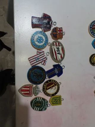 Portachiavi in legno squadre calcio Europee