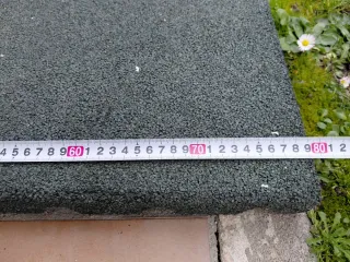 4 Baldosas de Caucho 100x80cm