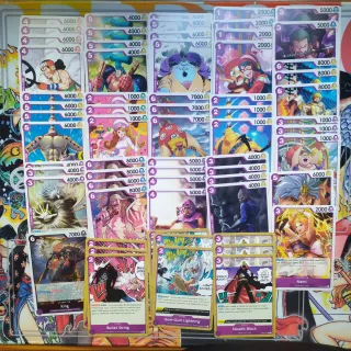 Lote 340 Cartas One Piece TCG