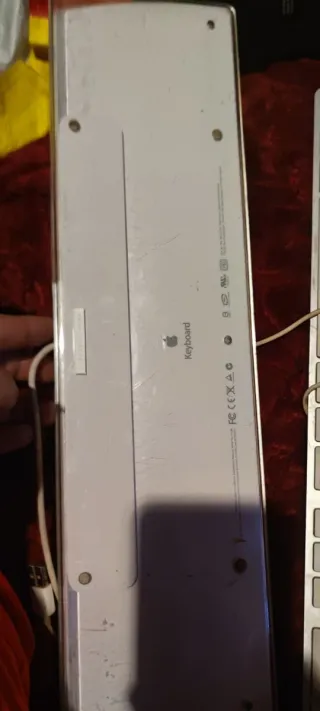 Teclado Apple Plata/Blanco