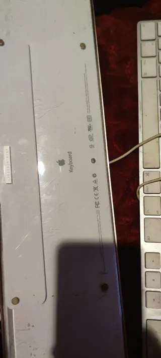 Teclado Apple Plata/Blanco