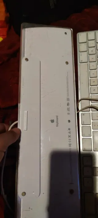 Teclado Apple Plata/Blanco