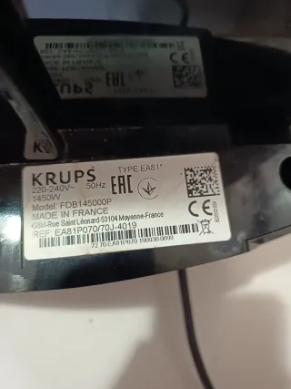 Cafetera Krups Automática espresso 1450 watios