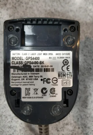 Escáner Datalogic GPS 4400 Mesa