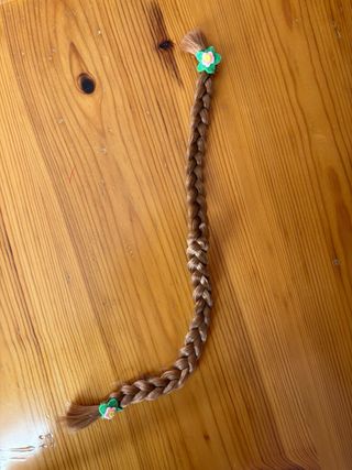 Extensiones de pelo trenzado con flores
