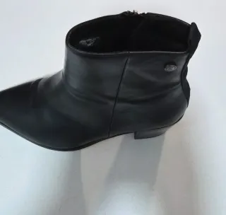 Botines de tacón mujer negros