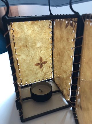 Porta velas estilo japonés