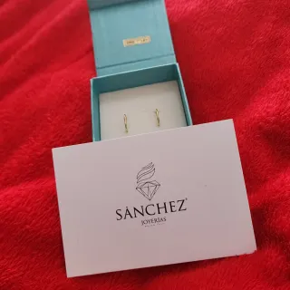 Pendientes de oro aro