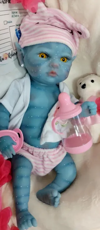 Bebé Reborn Avatar Silicona Completa