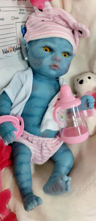 Bebé Reborn Avatar Silicona Completa