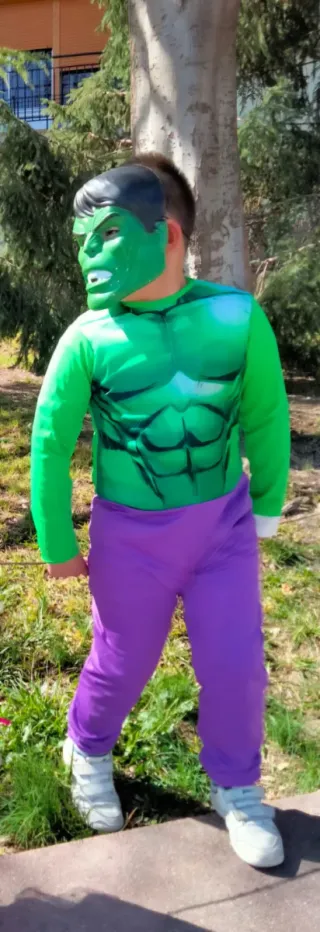 Disfraz Súper Héroe Hulk Niño