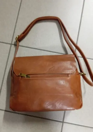 Borsa donna in ecopelle cuoio