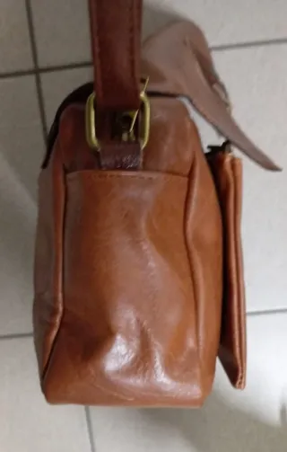 Borsa donna in ecopelle cuoio