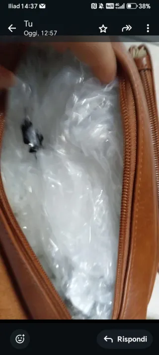 Borsa donna in ecopelle cuoio