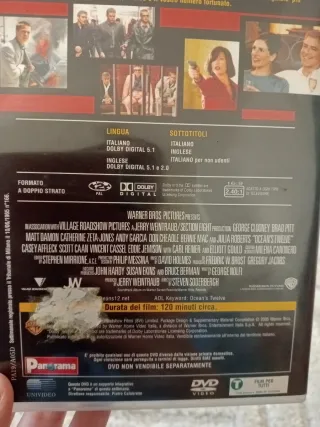 Ocean's Twelve DVD - Clooney, Pitt, Damon