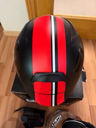 Casco HJC RPHA 1 Negro/Rojo Talla M
