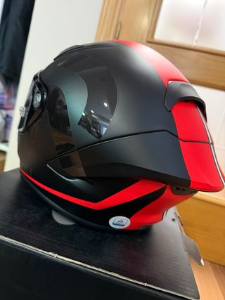 Casco HJC RPHA 1 Negro/Rojo Talla M