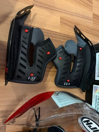 Casco HJC RPHA 1 Negro/Rojo Talla M