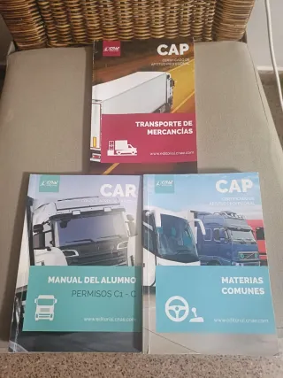 Libros de cap del camion