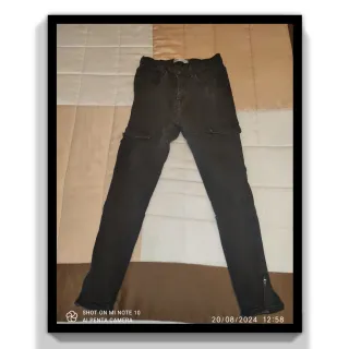 Pantalón Zara Hombre Talla 38 Negro