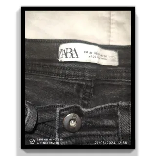 Pantalón Zara Hombre Talla 38 Negro