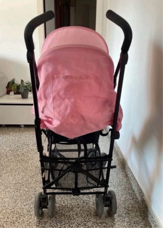 Carrito de paseo niña Avalo rosa