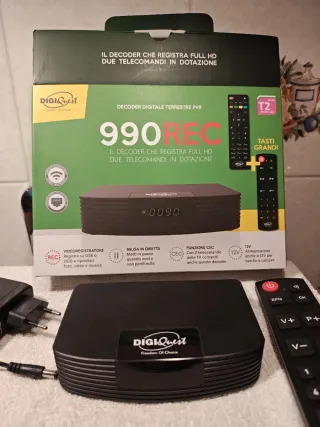 Digiquest 990REC Decoder Digitale Terrestre PVR