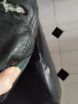 Sofá Relax Negro Piel