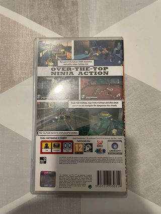 Jogo PSP TMNT - Teenage Mutant Ninja Turtles