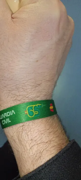 Pulsera Guardia Civil Verde