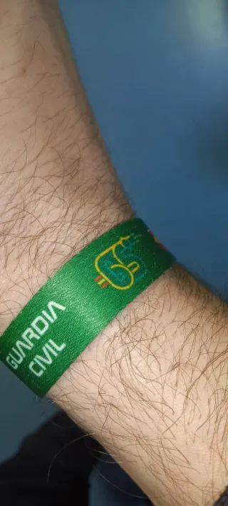 Pulsera Guardia Civil Verde