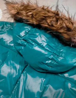 Chaqueta Fontana Verde Brillante con Capucha